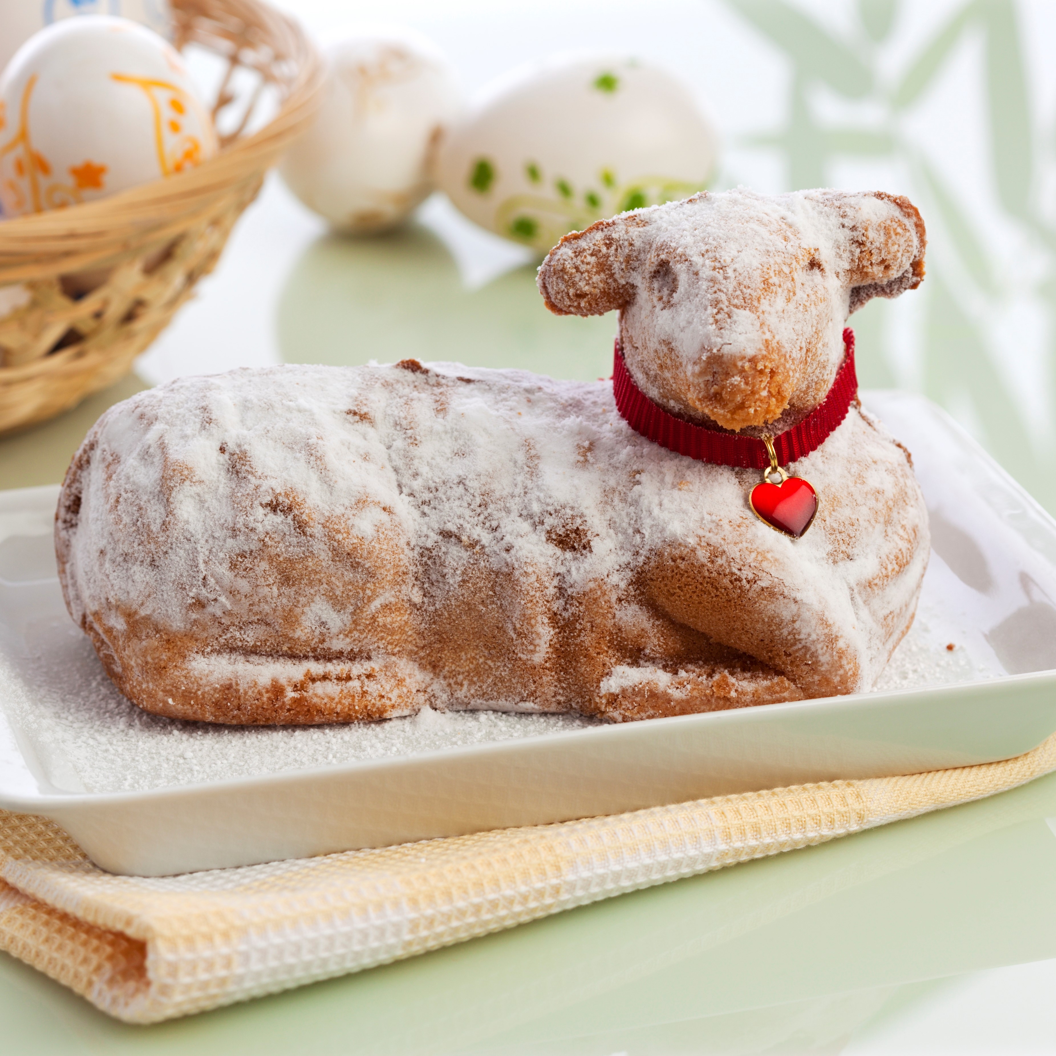 Velikonoční beránek ze špaldové mouky